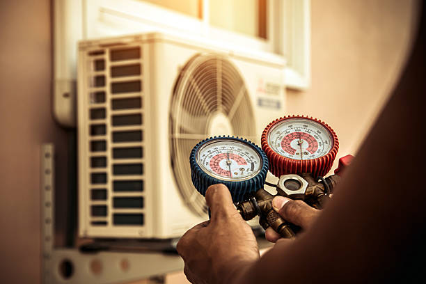 Professional Hvac Installation technician working in Silver Creek, NY